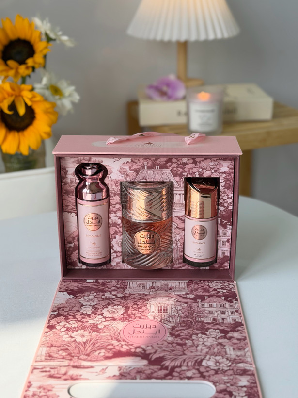 گیفت ست دیزرت انجل رومنس صورتی له شامو امپر